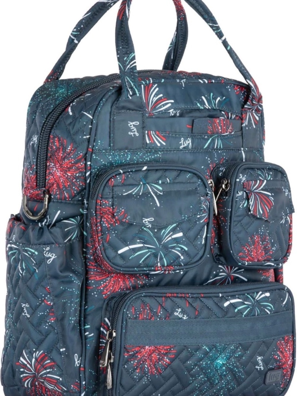 Lug Mini Puddle Jumper Firework Navy Tote - Picture 9 of 12